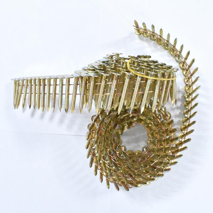 Diamond Point Coil Roofing Nails 11/4" Corrosion Resistant High