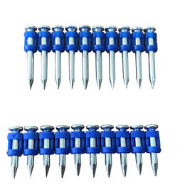 Concrete Drive Pins Nails , Galvanized Finish Nails For Concrete Walls 13 mm to 38mm
