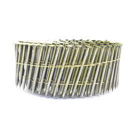 Q235 Round Head 15 Degree Wire Collated Pallet Coil Nails Diamond Point Available