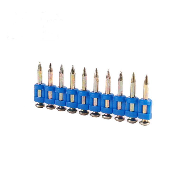 High Strength Zinc Concrete Coated Nails With Colored Washer 2.7mm / 3