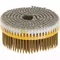 Plastic Coil Nails Bright Finish 2 Inch Galvanized Nails , Round Head Ring Shank Nails For Nail Gun