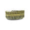 Decoration 2.1mm*32mm Screw Shank  Pallet Coil Nails Galvanised Finish Diamond Point