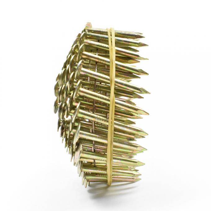 15 Degree .120''*7/8'' Wire Collated Electric Galvanized Smooth Shank Roofing Coil Nails