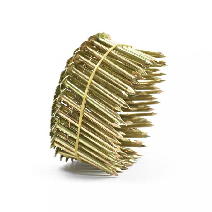 7/8" X 120" Electrical Galvanized Coil Roofing Nails With Round Head