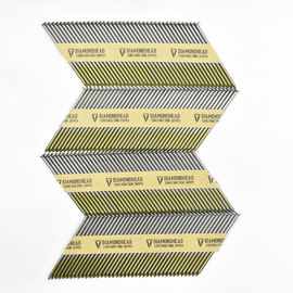 50mm - 90mm Length Paper Tape Framing Nails / 34 Degree Framing Nails