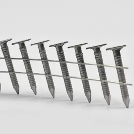 Stainless Steel 1 1/4 Collated Roofing Nails Round Head Ring Shank Roofing Nails