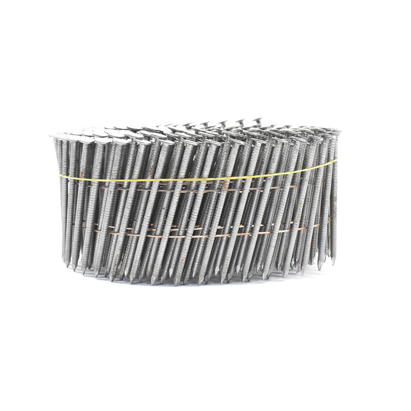 Stainless Steel 15 Degree 21/4" x .120" Wire Coil Nail Construction