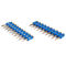 2.7mm*25mm Plastic Blue Strip Concrete Nails pins , Smooth Shank Flat Head Nails