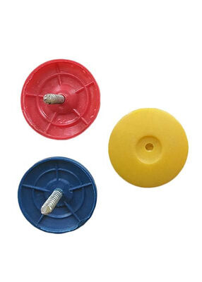 1" Ring Shank Plastic Cap Nails, High Carbon Steel Roofing Felt Nails