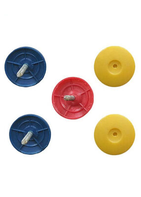 1" Ring Shank Plastic Cap Nails, High Carbon Steel Roofing Felt Nails