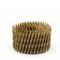 Electric Galvanized Ring Shank Pallet Coil Nails For Pallet / Furniture / Decoration 1-1/4" x .092''