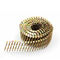 15 degree yellow coil nails Wire Coil Pallet Ring Nails Electric Galvanized Coil Nail