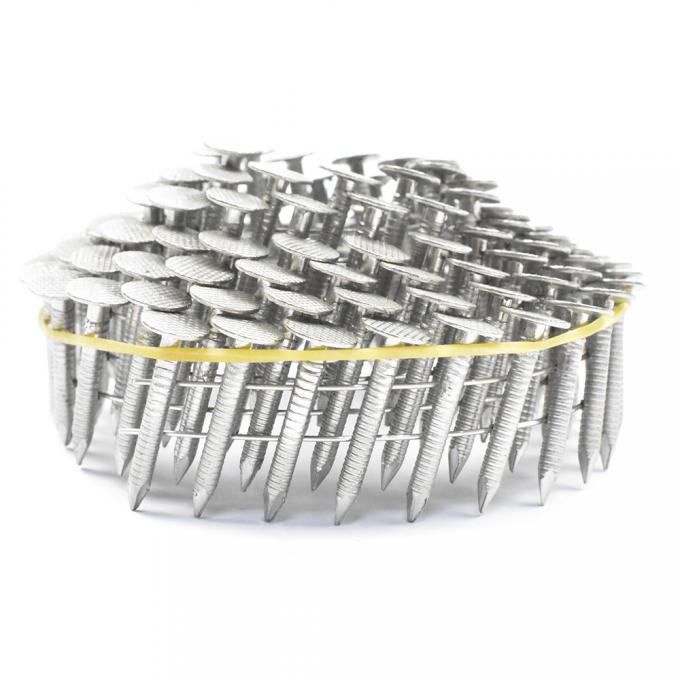 Stainless Steel 1 1/4 Collated Roofing Nails Round Head Ring Shank